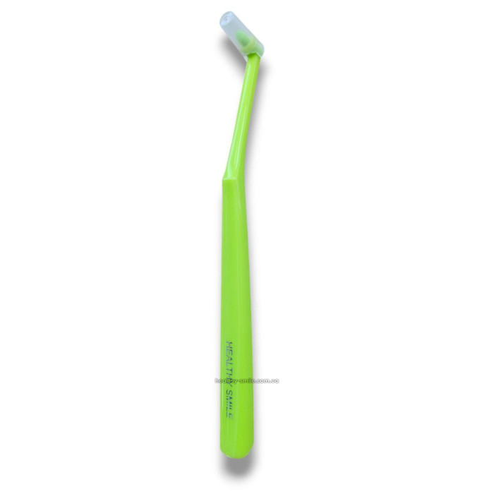 Healthy Smile Tuft Medium 6 мм монопучковая зубная щетка, Салатовая